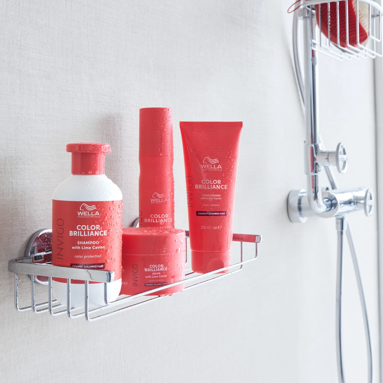 Masque Color Brilliance Cheveux Epais Invigo Wella 500ml – Image 6