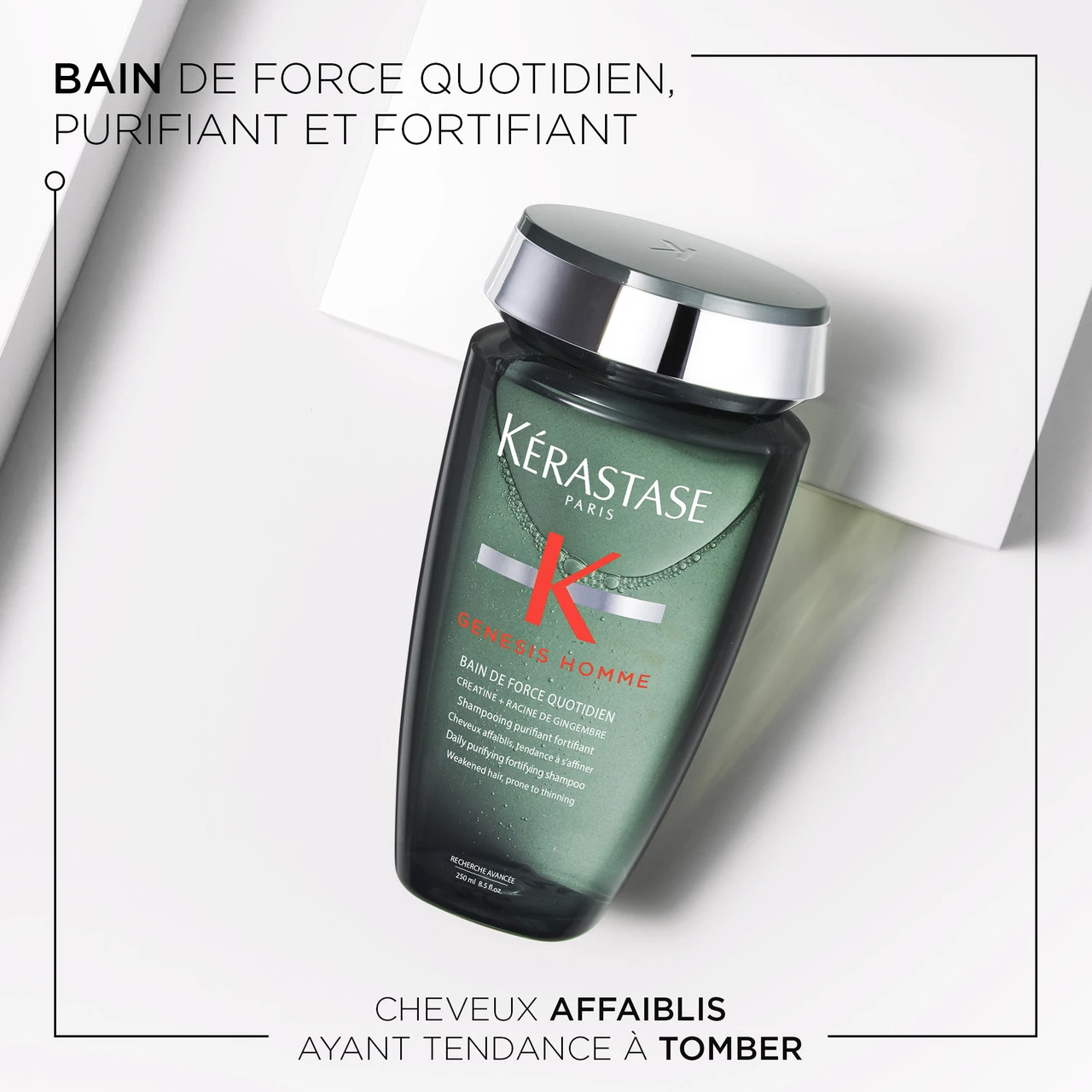Bain De Force Quotidien Genesis Homme Kérastase 250ml – Image 2