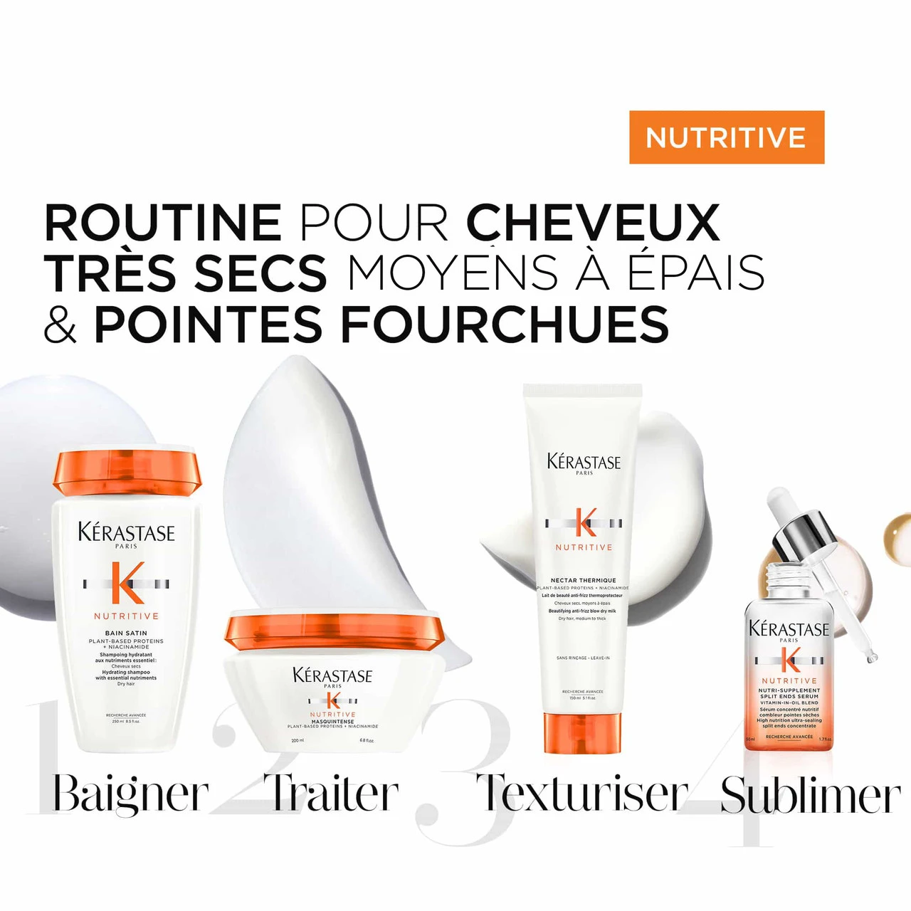 Sérum Concentré Pointes Sèches Nutritive Kérastase 50ml – Image 5
