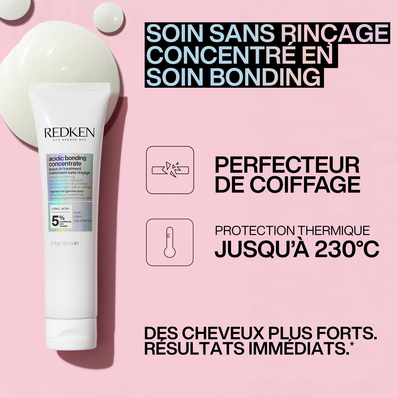Traitement Sans Rinçage Acidic Perfecting Concentrate Redken 150ml – Image 2