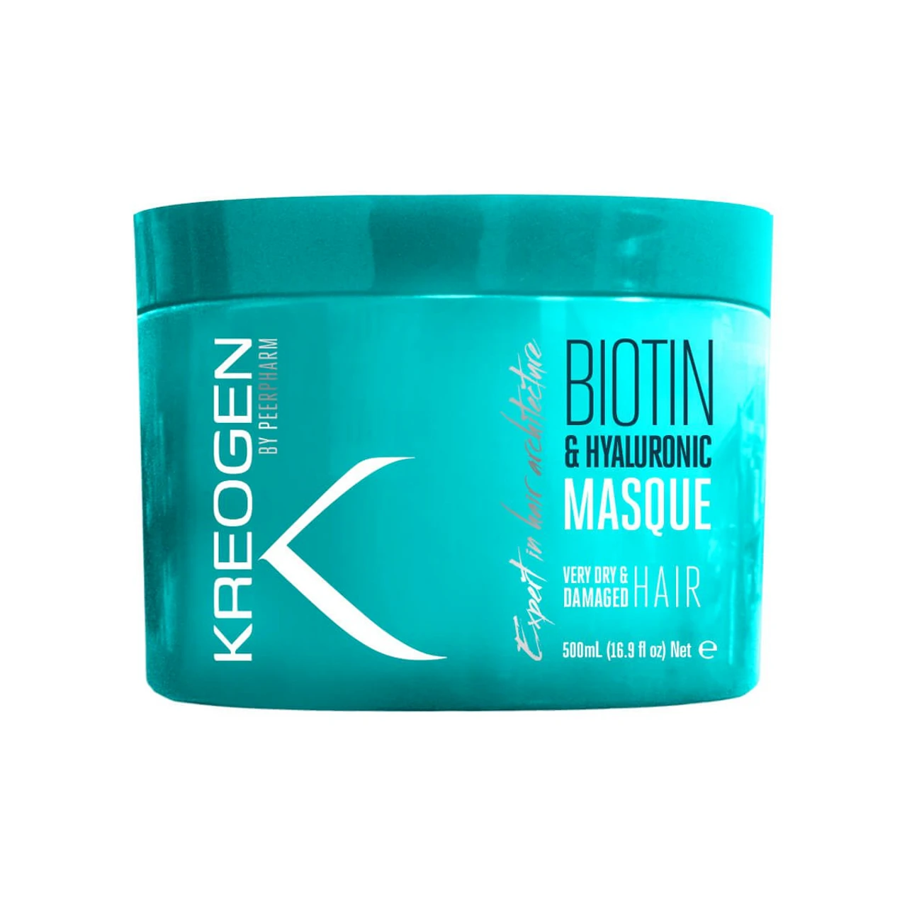 Masque Nourrissant Et Réparateur à La Biotine - Cheveux Très Secs Et Abîmés Kreogen 500ml