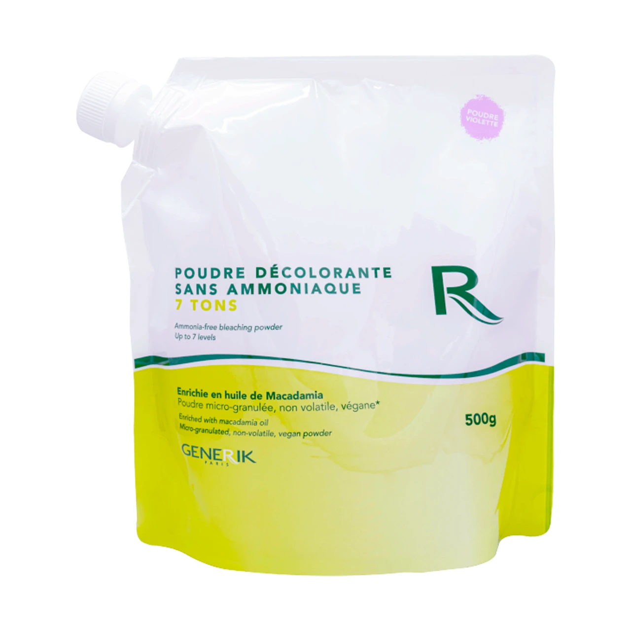 Poudre Décolorante Sans Ammoniaque 7 Tons Generik 500g