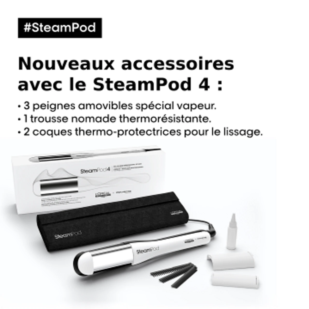 Pack Steampod 4 Cheveux Fins L'Oréal Professionnel – Image 8