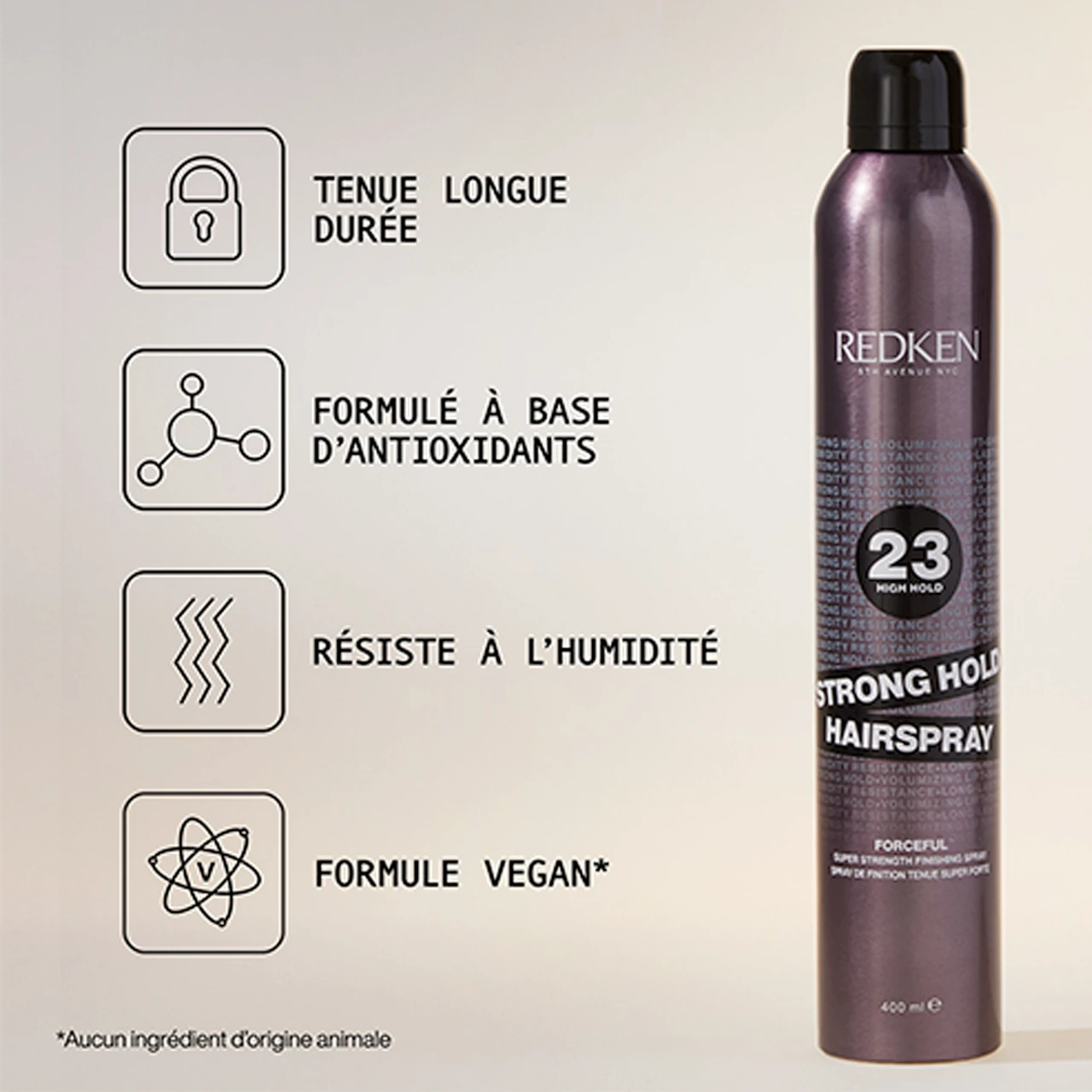 Strong Hold Hairspray 23 Redken 400ml – Image 3
