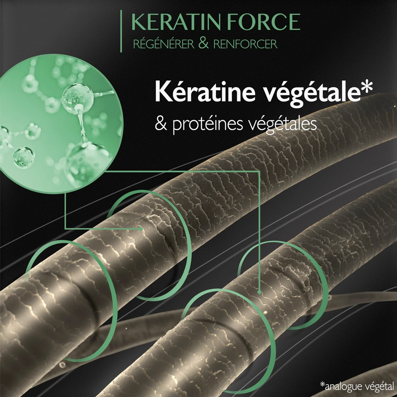 Shampooing Keratin Force Eugène Perma 1000ml – Image 2