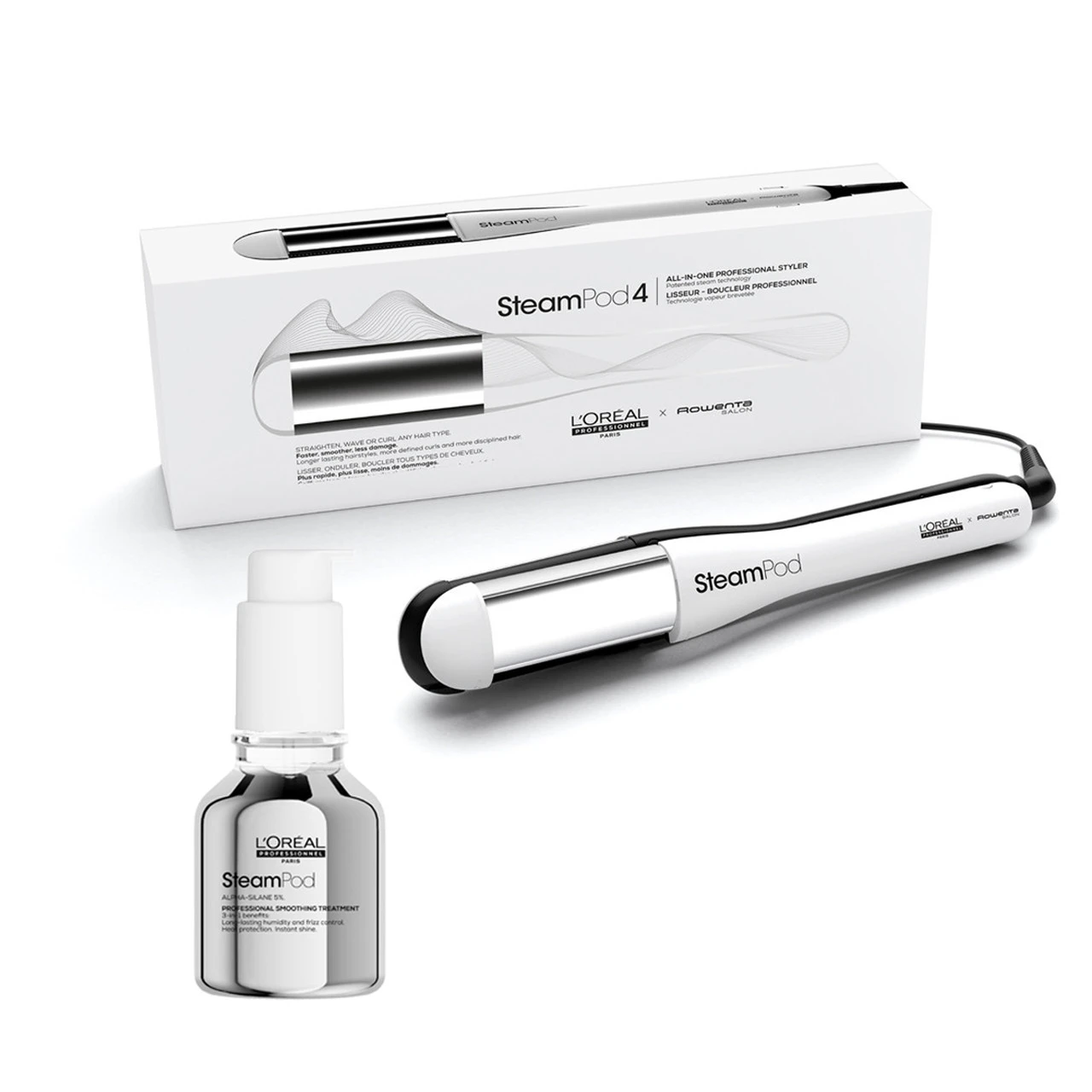 Pack Steampod 4 + Soin Lissant 3 En 1 50 Ml